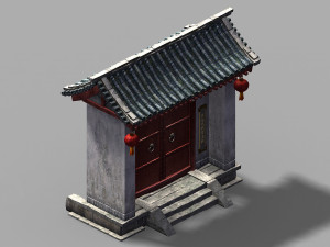 government-jiangzhou-yamen 05 Modello 3D