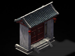 government-jiangzhou-yamen 05 Modello 3D
