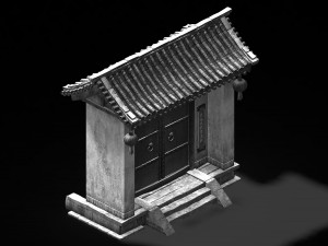 government-jiangzhou-yamen 05 Modello 3D