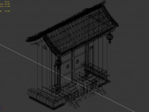 government-jiangzhou-yamen 05 Modello 3D