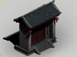 government-jiangzhou-yamen 05 Modello 3D