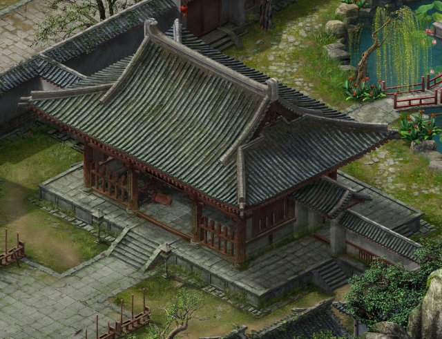 government-jiangzhou-yamen 08 Model 3D .c4d .max .obj .3ds .fbx .stl .blend 