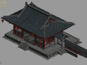 government-jiangzhou-yamen 08 Model 3D