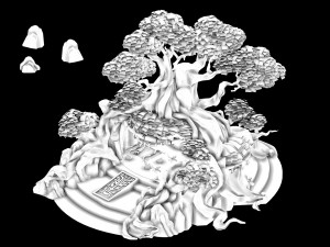 plant house-tree house 3Dモデル