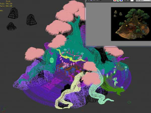 plant house-tree house 3D Model