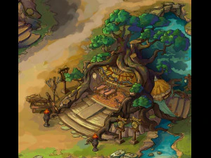 plant house-tree house 3D Model