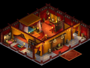 ancient china-interior 147 Model 3D