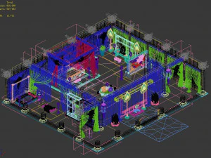 ancient china-interior 147 3D Model