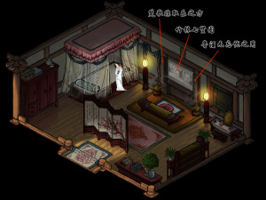 china-girls-shuiyingxian indoor 3D Model