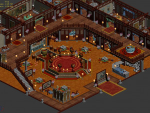 china-tang dynasty-hotel-interior 3D Model