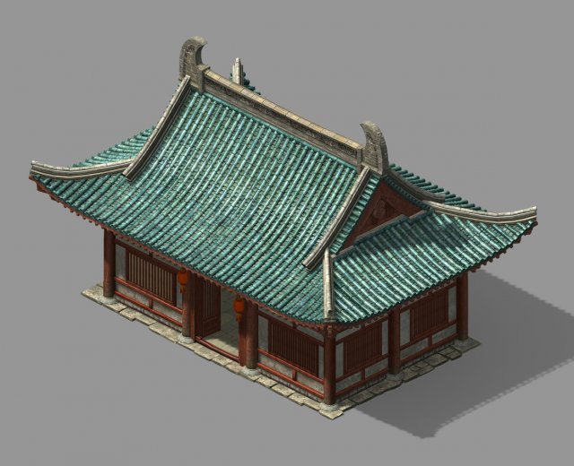 mirror caster-main house 3D Модель .c4d .max .obj .3ds .fbx .stl .blend 