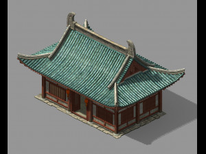 mirror caster-main house 3D 모델