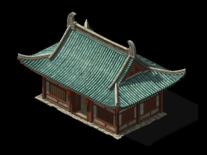 mirror caster-main house 3D Model