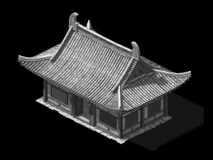 mirror caster-main house 3D Model