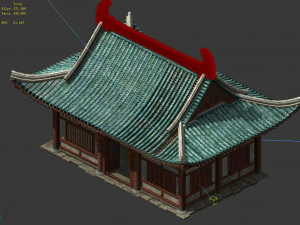 mirror caster-main house 3D Model