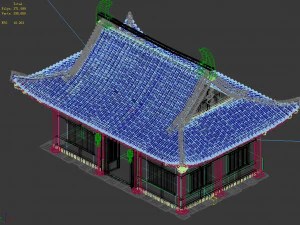 mirror caster-main house 3D Model