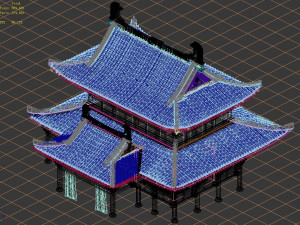 religion-taoism-main building 11 Model 3D