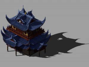 religion-taoism-main building 12 3D Model
