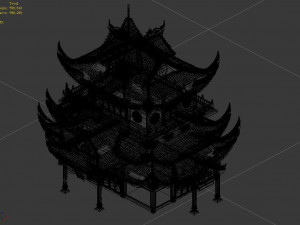 religion-taoism-main building 12 3D मॉडल