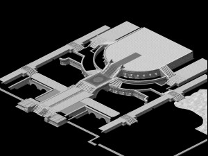 religion-taoism-main building 12 Model 3D