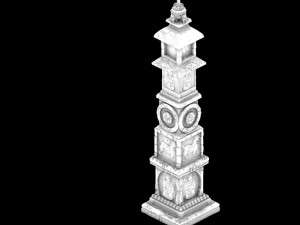 religion-buddhism-dahonglu temple 01 3D मॉडल