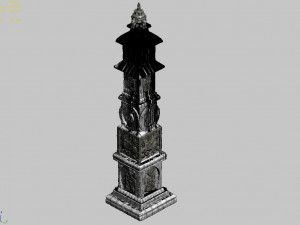religion-buddhism-dahonglu temple 01 3D मॉडल