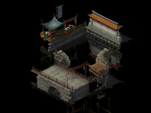 song dynasty-pool 01 Model 3D