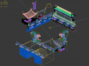 song dynasty-pool 01 Model 3D