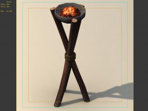 song dynasty-props-fire 3D मॉडल