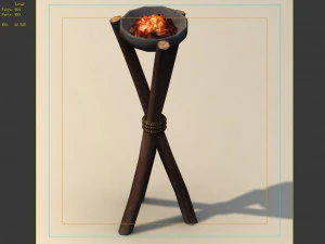 song dynasty-props-fire 3D Model