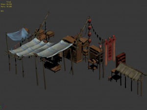 song dynasty-props-furniture 3Dモデル