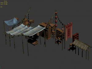 song dynasty-props-furniture 3D Model