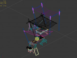 song dynasty-props-noodle stall 3Dモデル