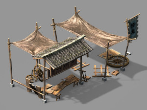 song dynasty-props-carpenter 3D 모델