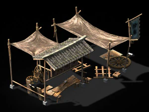 song dynasty-props-carpenter 3D Model