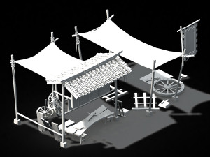 song dynasty-props-carpenter Model 3D