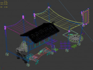 song dynasty-props-carpenter Model 3D