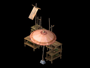 song dynasty-props-vendor 3D 모델