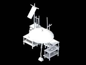 song dynasty-props-vendor 3D 모델