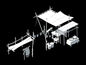 song dynasty-props-snacks 3D Model