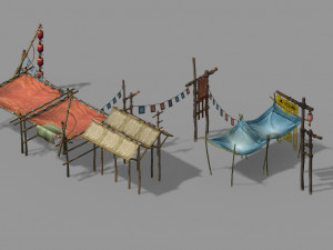 song dynasty-props-tent 3D Model
