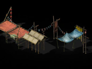 song dynasty-props-tent 3D Model