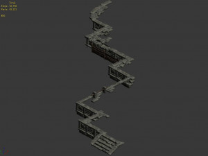 song dynasty-terrain-stairs 3D मॉडल