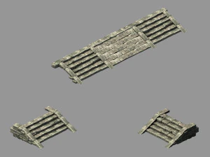can&ccedil;&atilde;o dinastia-terreno-escadas 02 Modelo 3D