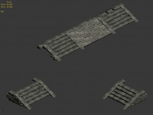 song dynasty-terrain-stairs 02 3Dモデル