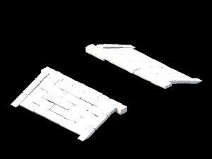 song dynasty-terrain-stairs 04 3D Model