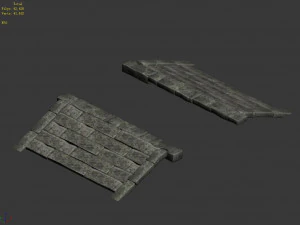 song dynasty-terrain-stairs 04 3D Model