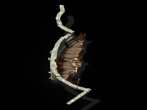 song dynasty-topography-pier 3D Model