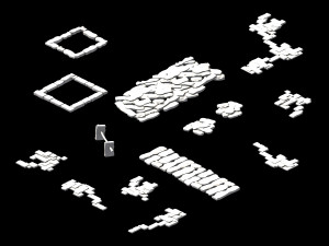 song dynasty-terrain-broken brick 3D 模型