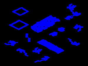 song dynasty-terrain-broken brick 3D 模型